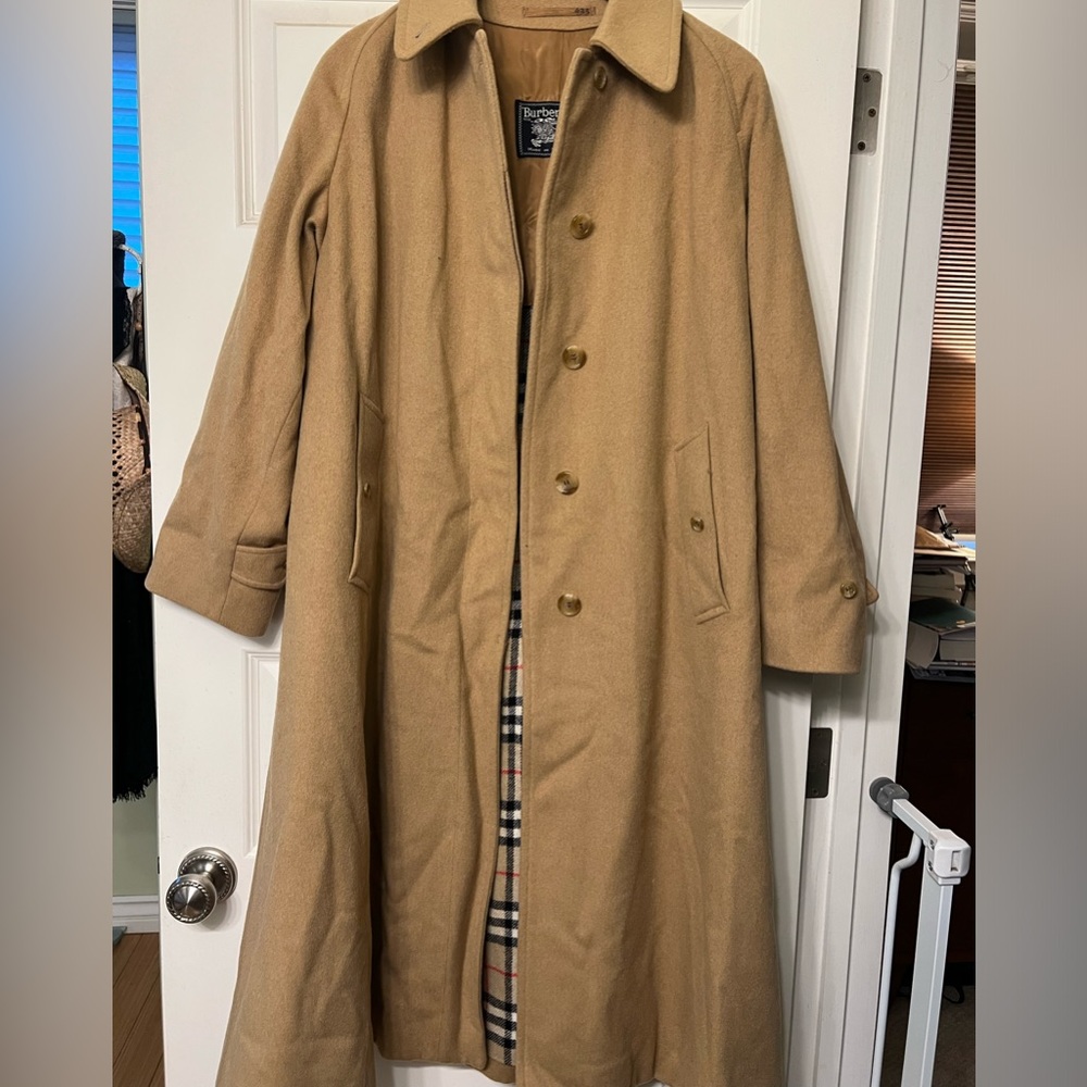 Vintage Burberry Lambs Wool Coat